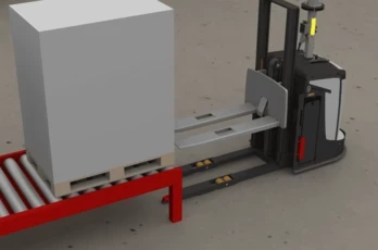 prise et pose automatique sur convoyeur - agv